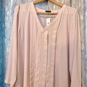 Business casual blouse - lilac - Ann Taylor